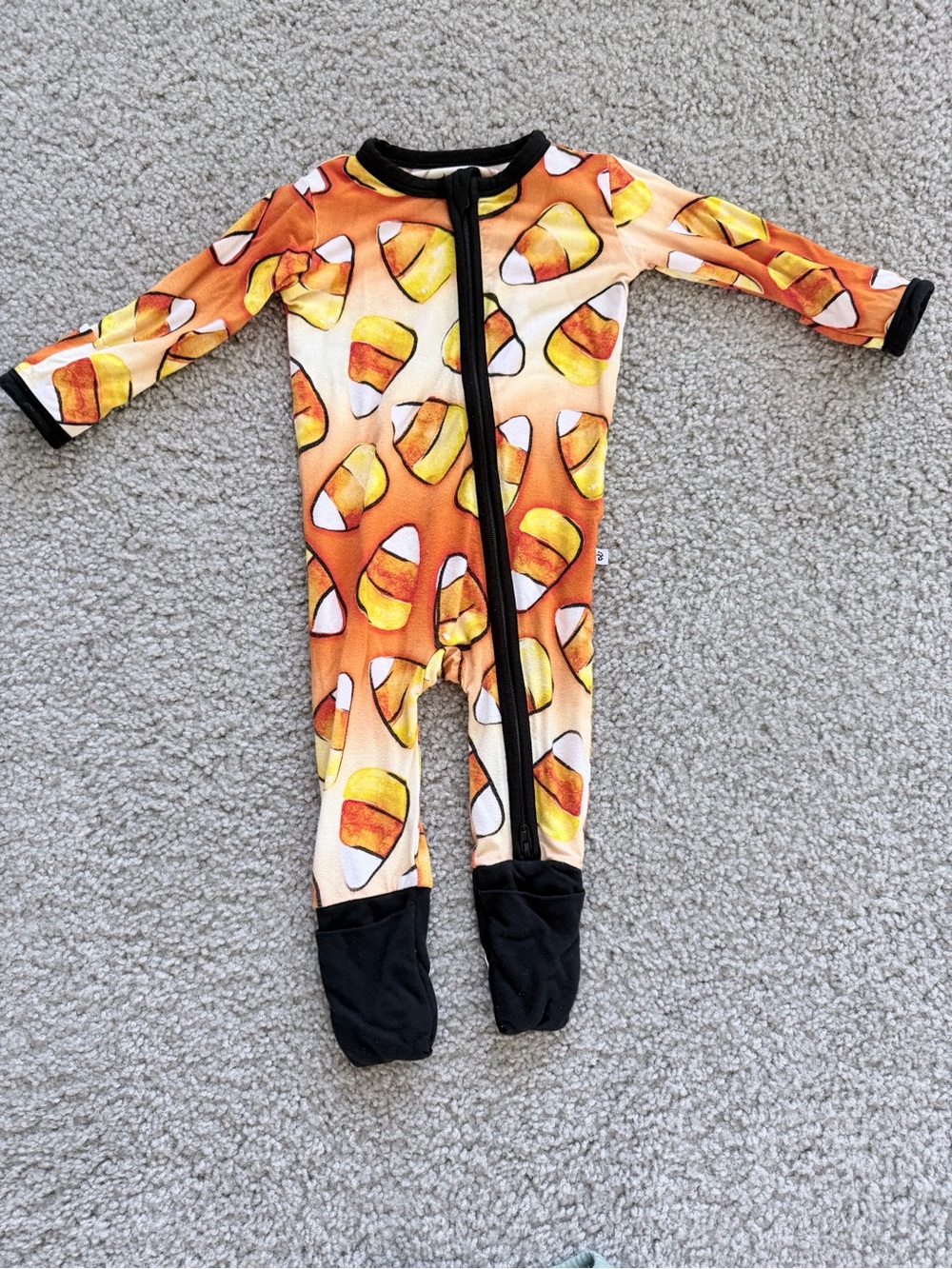 Birdie Bean “Candy Corn” Convertible Romper